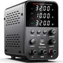 DC Power Supply Variable, 32V 10A Adjustable Switching Regulated DC Bench Power Supply with Intelligent Charging Mode, 18W USB Interface, Precision Encoder Knob