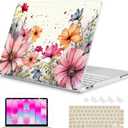 Mektron Case for 2026 MacBook Neo 13-inch A18 Pro chip A3404 Laptop Cover with 13-inch (Diagonal) Liquid Retina Display+ Keyboard Cover+ Screen Protector, Colorful Floral