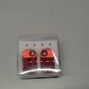 Universal Motorcycle 7/8" 1 1/8" 22MM 28MM CNC Aluminum Handlebar Handle Risers Adjustable Fat Bar Adapter Mount Clamps Universal For EXC KLX KXF YZF CRF XR SX SXF XCW WR YZ Dirt Pit Bike (Red)