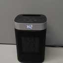 Small Portable Space Heater for Indoor Use - VOCRS 1500W PTC Electric Heater with Thermostat, Remote Control, 12H Timer, Eco and Fan Mode, Rapid and Safe Heating for Bedroom, Office