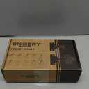 Chibery 10 Pack Frameless Half Overlay Soft Close Concealed European Hinges, Self Closing Satin Nickel, 105  Open Angle 4D Adjustment, Speed Control, Clip On, Stainless Steel for Cabinet Door