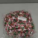 Crowye 40 ft Christmas Tree Garland Plastic Candy Bead Peppermint Ball Candy Cane Christmas Decorations Beaded Garland for Xmas Party Fireplace Home Decor(Xmas Ball)