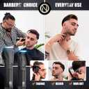 Novah Professional Hair Clippers for Men, Professional Barber Clippers and Trimmer Set, Mens Cordless Hair Clipper for Barbers Haircut Kit Fade