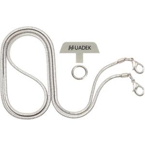 Snake Chain Phone Strap Universal phone lanyard phone strap connector (Snake-ChainSilver color F6)