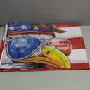 Eagle Mullet Merica Funny Flag 5x8FT 4th of July American Flag Fade Proof Vivid Color Polyester with Brass Grommets For Indoor Outdoor (Model C, 5x8FT)