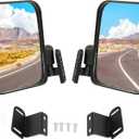 Side View Mirror Set Compatible with 2013+ Polaris Ranger XP 900 Lock N Ride Cab Frame (Not for Round Roll Bars) Rear View Rearview Mirrors Left & Right