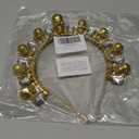 Zivyes Halloween Halo Crown Skull Crown Gothic Headpiece Witch Costume Day of The Dead Feather Headband for Women 