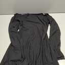 GOBLES Women's Sexy Long Flare Sleeve Boat Neck A-line Mini Cocktail Party Dress M