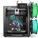 FLASHFORGE AD5X Multi-Material 3D Printer 4-Color Printing, 600mm/s Speed 1-Click Print with DIY IFS Creations, Full-Auto Calibration & Filament Backup, AD5X- Multi-Color Productivity Booster