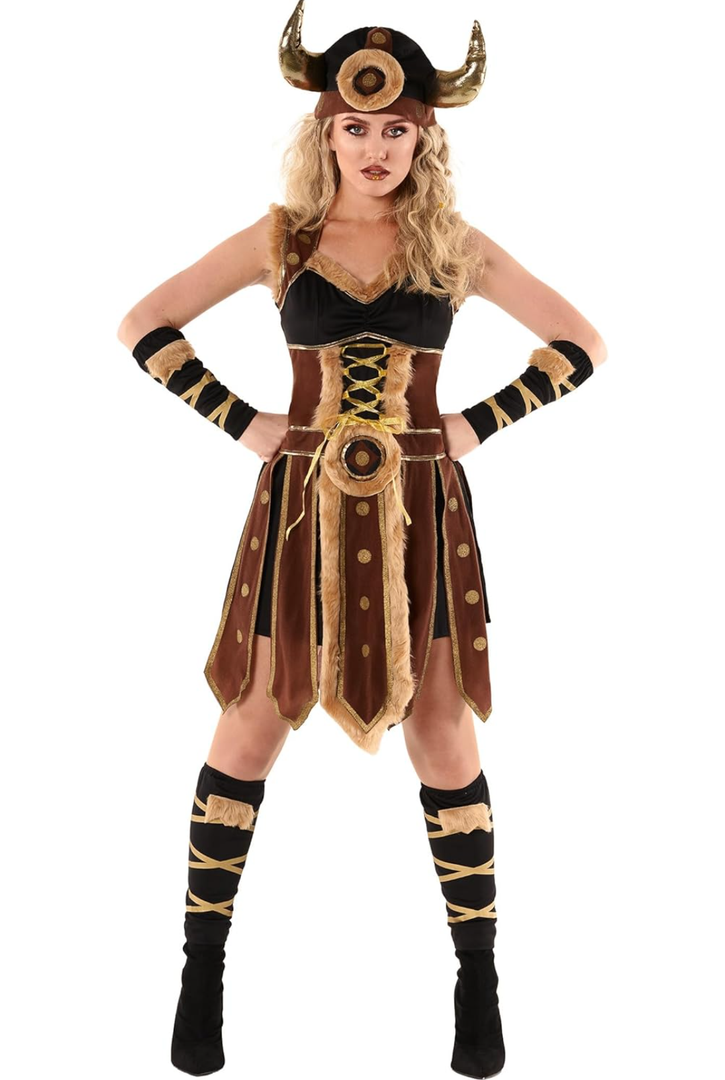 Morph Viking Warrior Costume - Women's Viking Outfit
 M