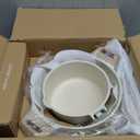 CAROTE 14 Pcs Pots and Pans Set Nonstick,Cookware Set Kitchen Cooking Set with Utensil and Pan Protectors (Cream White)