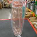 AKASO 32oz Water Bottles with Motivational Time Marker & Straw, Leakproof, Safety Lock, Tritan BPA Free, Water Jug for Fitness Gym Sports Office (Peach)