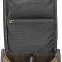 Haimont Hanging Toiletry Bag, Lightweight Travel Makeup Organizer for Women Men, Compact Toiletries Bags with Mirror for Gym Workout, Brown