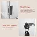 5 Shelf Acrylic Display Case with Lock,Clear Acrylic Box,Retail Display Case for Collectibles,Used to Store Collectibles, Jewelry, valuables, etc.-Safe and Orderly. (Transparent, Layer 5)
