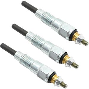 3Pcs Glow Plugs, Replacement for Kubota Engine D600 D750 D850 D950 Replacement for Kubota Compact Tractors B7100 B7100HST-DT B7100HST-E, Replaces 15261-65510