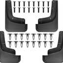 Mud Flaps for Ford Ranger 2024 2025 (Not Fit for Raptor Model) Front & Rear No Drill All Weather Mudflaps Splash Guards for Ranger Trucks