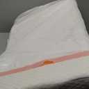 Knee Pillow for Back Sleeping, 8 Knee Wedge Pillow to Elevate Knee, Leg Pillow for Back Pain Relief, Triangle Pillow, Leg Elevation Pillows for After Surgery, Blood Circulation, White/Grey