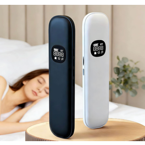 This item is a bone conduction pillow speaker designed for listening to audio while sleeping without disturbing others, Black