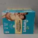 Pampers Swaddlers Diapers, Size 7 (26-50 lbs), 70 Count, Absorbent, Keeps Baby Dry and Comfortable, Skin Safe Disposable Baby Diaper
