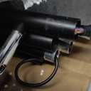 QiMH LED Floor Lamp for Living Room, Modern Dimmable Standing Lamp with 4 Color Temperature,Remote and Touch Control, Tree Floor Lamp for Bedroom with 3 Rotatable Lights Bright Stand up Lamp, Black