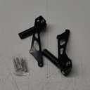 BAOUFF Rear Foot Pegs for Surron,Foldable Passenger Rest Pedal with Bracket CNC for Dirt Bike Surron Light Bee X/Surron Light Bee S/L1E/X260/X160