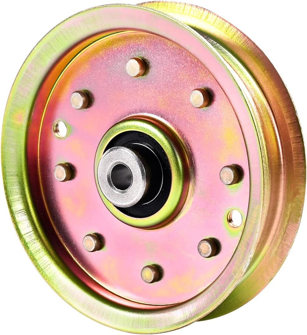 12675 Flat Idler Pulley for Cub Cadet 956-04129 956-04129C 756-04129B 756-04129C, MTD 753-08171 756-04129C-Fits 38" 42" 46" 54" Decks, Lawn Mower Replace Part, Compatible with Cub Cadet MTD Mowers