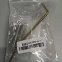 10.5mm Electric Guitar Bridge Gold 6 Point tremolo bridge Stainless Steel Saddles Plate Brass Block Electric Guitar Bridge 6 String Start Stratocaster (Chrome)