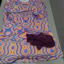 Janmercy 5 Pcs 70s Disco Outfit for Women Hippie Costumes Accessories 70s 80s Halloween Decades Party Cosplay (Medium)