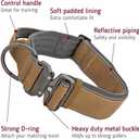 Leash Boss Tactical Dog Collar - Dog Collar with Handle Heavy-Duty Adjustable Military K9 Collar with Quick Release Buckle and Handle - for Training XXL-2 (26-31" Neck x 2" Wide)