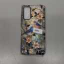 Compatible with MagSafe Case for Samsung Galaxy s20 FE, Cute Aesthetic Stained Glass Flower Magnetic Soft TPU and Hard PC Protective Phone Cover for Women Girls - Vividly Colored Floral