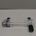 Flowmeters Adjustable Knob 0.5-5GPM 2-18LPM Water Flow Meter Panel Type Flowmeter