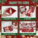 PINNORY Surprise Gift Box Explosion for Money, 18 Bounces Christmas Money Gift Boxes for Cash Pop Up with Gift Bag, Upgraded Elastic Exploding Gift Boxes for Cash, Photos & Notes, Fun Holiday Gift Giving
