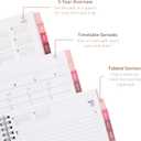 Rileys Academic Planner 2025-2026, Daily, Weekly & Monthly Planner, July 2025 - June 2026, Student Notes Pages, Twin-Wire Binding, Weekly Agenda for School & Work (8 x 6-Inches, Blue, Classic)