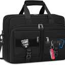 RAINSMORE Tactical Laptop Bag for Men 15.6/17.3 Inch Military Laptop Briefcase with MOLLE Large Business Travel Messenger Bag