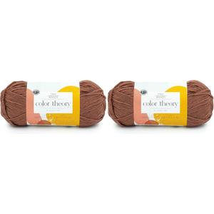 Lion Brand Yarn Two of Wands: Color Theory Yarn, Raisin (Pack of 2)