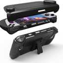 Upgraded Ultra Slim TPU Protective Case with Front Cover Compatible with ASUS ROG Ally, Shock-Absorption, Non-Slip and Anti-Scratch Design Cover Protector (Black)