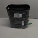 UUJOLY Plastic Small Trash Can Wastebasket, Garbage Container Basket for Bathrooms, Laundry Room, Kitchens, Offices, Kids Rooms, Dorms, 3.5 Gallon, Black