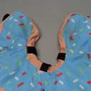 Supet Inflatable Dog Cone Collar for Large Medium Small Dogs, Soft Cone Collar for Dogs Cats, ECollar Doggie Neck Donut Dog Cone Alternative After Surgery (M(Neck 9"-12.5"))