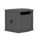 Suncast 150' Capacity Slide Trak Hideaway Hose Holder Dark Gray