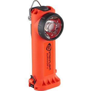 Streamlight 90952 Survivor X 250-Lumen Right-Angle Firefighter's Flashlight with Charger and Charging System, Orange