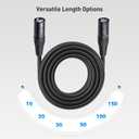 Cable Matters Long Shielded Cat6 Ethernet Cable Compatible with EtherCON RJ45 Connectors in Black - 150 ft for Professional Audio, Video, and Networking Applications