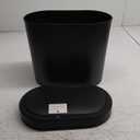 5 Gallon Bathroom Trash Can with Lid, Automatic Motion Sensor Black Trash Can, Touchless Slim Waterproof Garbage Bin for Kitchen, Bedroom, Office, and Bathroom