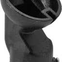 Universal Sloped Ceiling Fan Adapter  Black Heavy-Duty Sloped Hanger Ball for Angled Ceilings up to 45, Fits Most Downrods & Brackets, Steel Construction