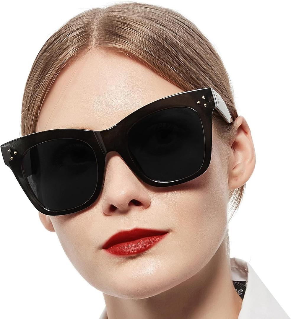 Large Reader Sunglasses for Women 1.5 Cat Eye Reading Glasses UV Filter Durable