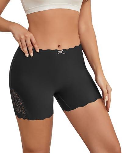 Banamic Women's Boyshorts Underwear Seamless Boy Shorts Panties Soft Stretch Boxer Briefs, Size XL