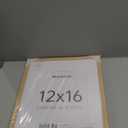 upsimples 12x16 Frame, Natural Solid Wood Picture Frames, Display 8.5x11 with Mat or 12 x 16 Without, Vertical & Horizontal Wall Hanging, 1 Pack, Natural