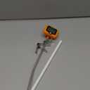 Digital Candy Thermometer with Pot Clip, 10" Long Stainless Steel Probe, Instant Read Kitchen Thermometer for Cooking, Baking, and Candy Making (Orange)