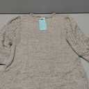 WIHOLL Womens Sweaters 3/4 Length Sleeve Womens Tops Trendy Women Blouses Dressy Business Casual Outfits Spring Summer Tops Oversized Sweaters Work T Shirts for Women Lightweight Soft Fall Khaki, Size S