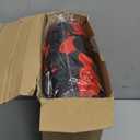 8 Pcs Graduation Hawaiian Leis 2026 Luau Flower Necklace in Bulk for Graduation Party Favor Supplies(Black and Red)