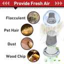 16 Pcs Vacuum Filter Replacement Compatible with Slim V8 Mate, Slim V8 Apex, Slim V10 Mate Cordless Car Vacuum Cleaner, 2 Stainless Steel Pre-filter, 16 Washable Hepa Filters, 1 Cleaning Brush